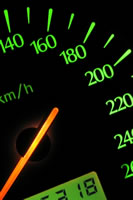 Green Speedometer